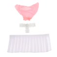 thumbnail image 1 of Ropa de muñeca para niñas a escala 1/6, decoración para vestir figuras de acción femeninas de 12 pulgadas Conjunto de top rosa, 1 of 9