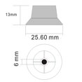 thumbnail image 4 of 3 PCS/Set Top Hat Guitar Control Knobs 1 Volume 2 Tone For Les Paul, 4 of 9