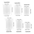 thumbnail image 2 of FOMIYES 30Pcs Plastic Measuring Beakers with Scale for Versatile Use in Kitchen and Laboratory Settings, 2 of 8