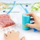 thumbnail image 5 of Mini sellador de bolsas portátil recargable por USB, de mano, para cocina, inteligente, para alimentos pequeños, para el hogar, con 10 bolsas, color azul, 5 of 8