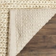 thumbnail image 4 of SAFAVIEH Natural Fiber Robbie Braided Jute Area Rug, Ivory, 3' x 5', 4 of 6