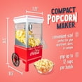 thumbnail image 2 of Nostalgia  Coca-Cola 12-Cup Hot Air Popcorn Maker, Red, OFP501COKE, 2 of 5