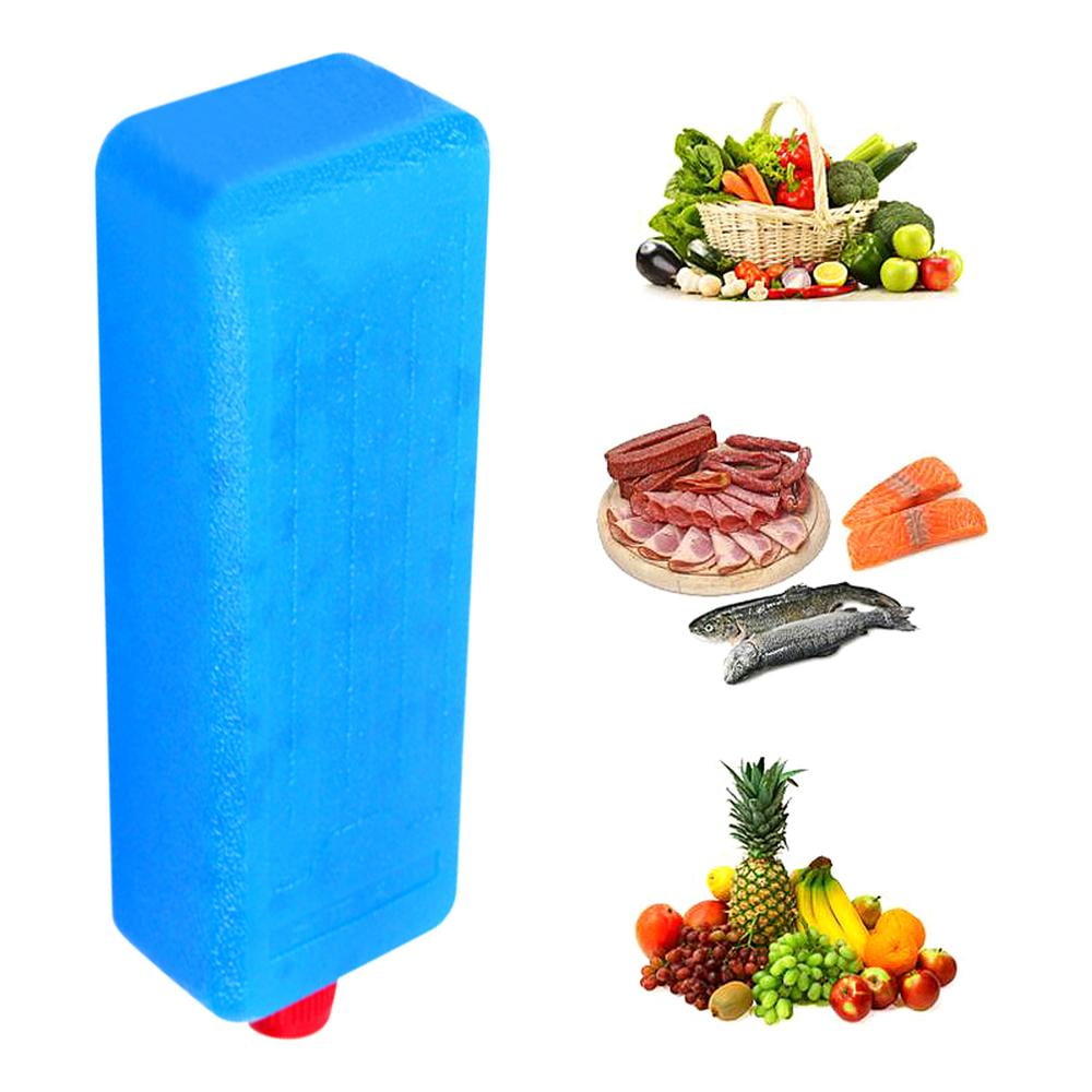 4 large Reusable Freezer Cool Blocks Ice Pack Cooler Bag For Picnic Travel Lunch 