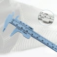 thumbnail image 2 of Farfi 0-80mm Mini Multicolor Dual-scale Plastic Vernier Caliper Gauge Measuring Tool (Beige), 2 of 7