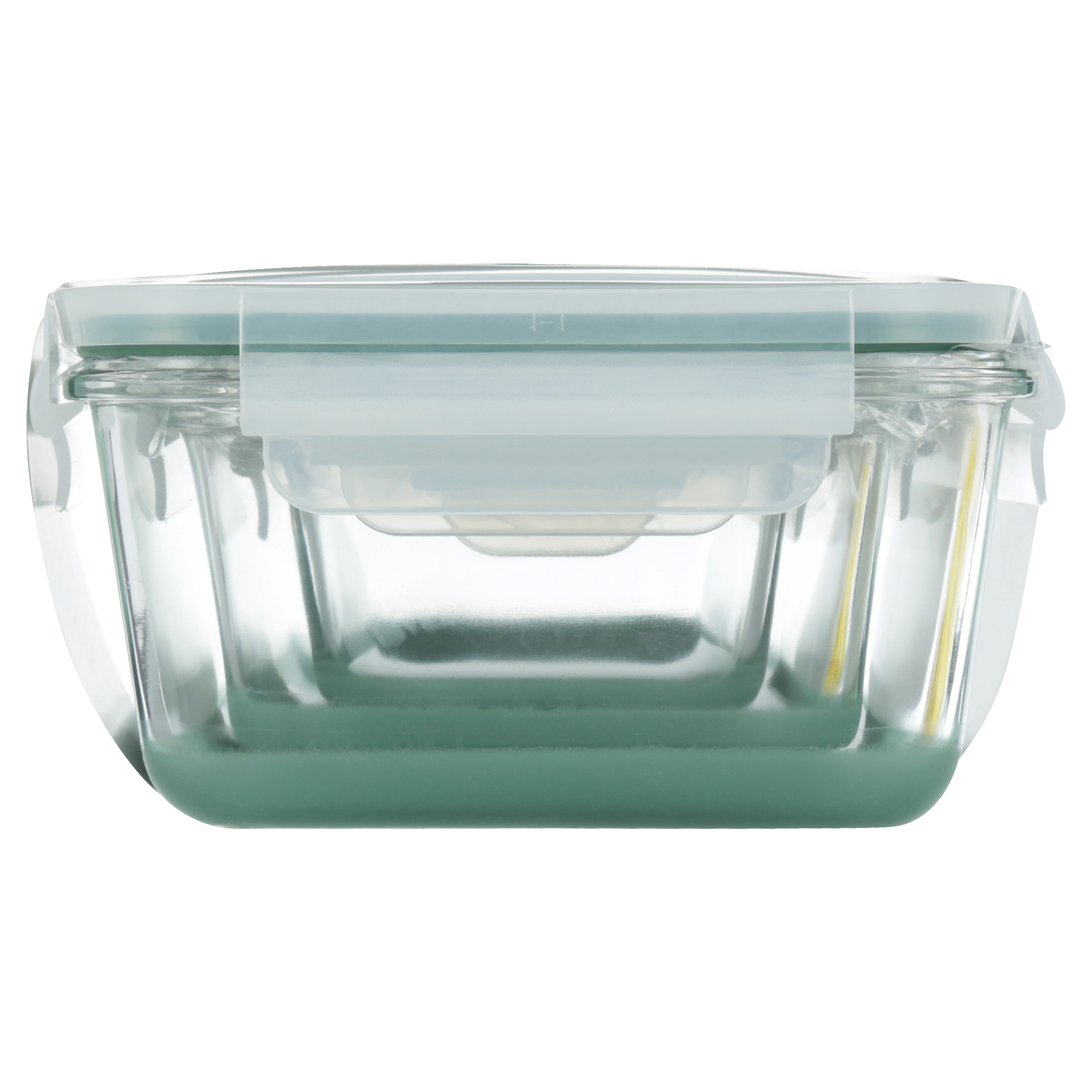 Phantom Chef Set of 3 Glass Nestable Food Storage Containers - Green