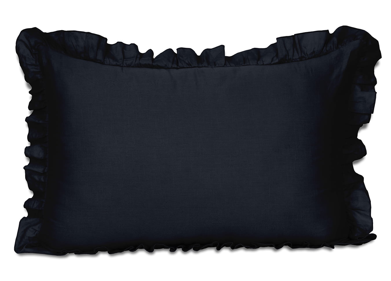 Vargottam Ruffled Pillow Sham Standard 26x20 Cotton Frill Pillow Cases Shabby Chic Farmhouse