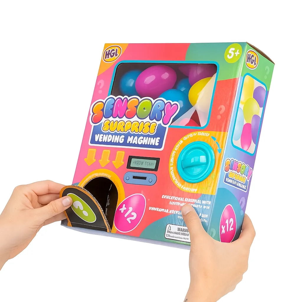 One for Fun Sensory Surprise Vending Machine, 12 Surprise Mochi & Fidget Toys
