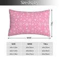 thumbnail image 2 of Wukai Snowflake pink backgrounds Elastic Luggage Cover,luggage covers for suitcase tsa approved,Fits 19-29-inch-14"x20", 2 of 6
