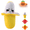 Banana, variant on 2026 New Sensor Music Doll, Stuffed Doll Fruit Shape Happy Interaction Touch Sensitive Rich Sound Entertainment, 3 Modes, Parent-Child Interaction Fruit Sensor Beat Plush (Strawberry)