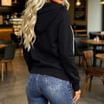 thumbnail image 7 of IUYRTFE Women's Zip Up Hooded Sweatshirt Long Sleeve Casual Sporty Jacket with Pockets, 7 of 7