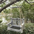 thumbnail image 4 of Comedero Para Pájaros Columpio Colgante Comedero Para Pájaros Silla De Madera Forma Columpio Comedero Para Pájaros Para Alféizar De Ventana Árbol Yuarrent PT002366-02, 4 of 6