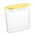 thumbnail image 3 of Caja de hidropónico, hidropónico, caja de de 6 agujeros, tanque de micropaisaje de escritorio, herramienta hidropónica para Amarillo, 3 of 8