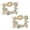 Gold Tone, variant on 2pcs Rhinestone Shoe Clips Shoes Square Decoration Accessories for Women, Gold Tone