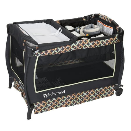 Baby Trend Twins Nursery Center Playard Bassinet Changing ...