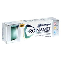 Sensodyne Émail Daily anticavité Dentifrice pour les dents Fluoride sensibles, Blanchissant doux - 4 Oz, 6 Pack