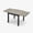 Limed Oak, variant on Expandable Aluminum Outdoor Patio Dining Table for 4-6, Extendable 32" to 64", Weather-Resistant, Teak