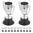 thumbnail image 1 of 20 trofeos de plástico dorados, copas pequeñas para equipos, competiciones deportivas y recuerdos de fiesta., 1 of 6