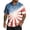 Deep Red_002, variant on 2026 Independence Day Shirts for Men American Flag Print Button-Up Casual Lapel Short Sleeve Shirts Summer 2026 Trendy Comfortable Tops Hawaiian Watermelon Red XL