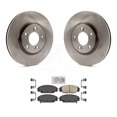 thumbnail image 1 of Transit Auto Front Disc Brake Rotors and Ceramic Pads Kit for Car 2000-2009 Honda S2000 K8A-107094, 1 of 11