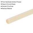 thumbnail image 4 of Wooden Dowel Rods,50cm/20" Round Dowel Rod Wood Sticks,5mm/0.2" Stick,200 Pack, 4 of 6