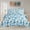 Blue White, variant on Kebury Ocean Beach Theme Quilts Bedding Set Queen Size Lightweight Patchwork Coastal Bedding Letter Printed Coverlets Conch Seashell Starfish Seaweed Bedspreads (1 Quilt, 2 Pillow Shams)