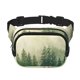 thumbnail image 1 of Balery Fog Forest Mochila Cinturón para Mujeres y Hombres, Bolsa de Cintura Impermeable de Doble Capa con Correa, 1 of 9