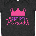 thumbnail image 4 of Inktastic Birthday Princess, Crown, Stars - Pink Purple Girls Baby Bodysuit, 4 of 5