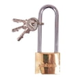 thumbnail image 1 of Amtech Long Shackle Brass Padlock 38mm, 1 of 3