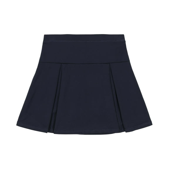 Falda IZOD plisada para niñas, apta para sensaciones, color azul marino 10