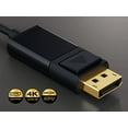 thumbnail image 2 of Cable Leader 3ft USB 3.1 Type C to DisplayPort Cable 4K Support, Black, 2 of 6