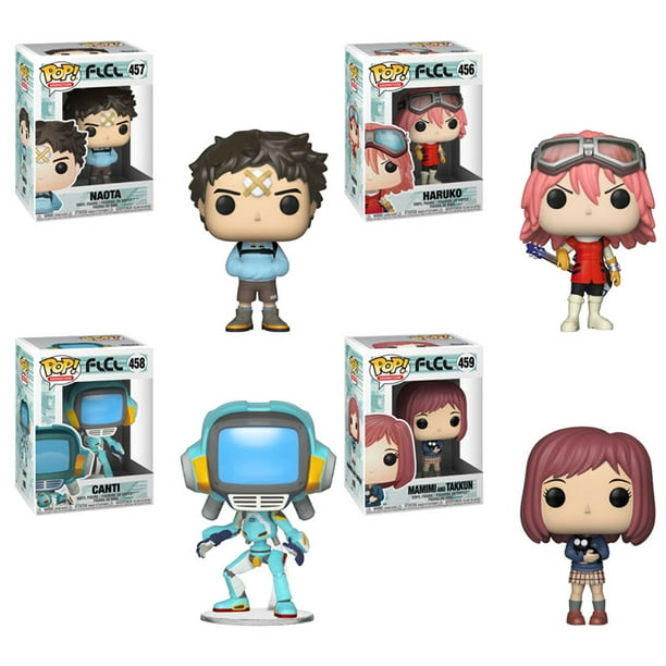 Funko Pop Animation Flcl Vinyl Figures Set Of 4 Naota Haruko Canti Mamimi Walmart Com Walmart Com