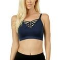 thumbnail image 5 of KOGMO Women's Front V-Lattice Bralette with Adjustable Straps and Removable Bra Pads, 5 of 6