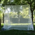 thumbnail image 4 of Square White Single-door Mosquito Net Sleeping Folding Tent for Patio, 4 of 8