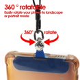 thumbnail image 4 of Universal Phone Lanyard Tether Tab 360 Degree Rotatable Soft TPU Mobile Phone Gaskets Replacement Phone Case Patrs Hanging Clips 5PCS Clear, 4 of 6