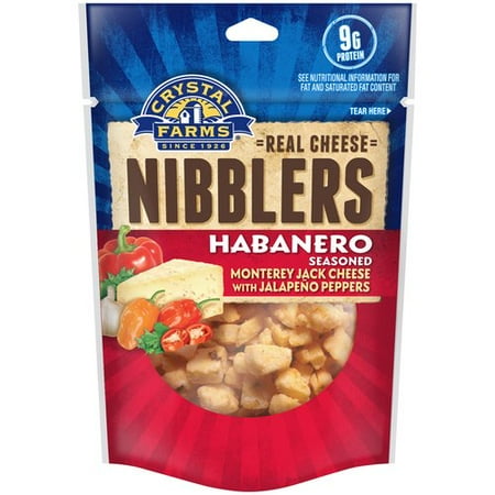 Crystal Farms Cf Habanero Pepper Jack Nibbler 1.5oz Gs
