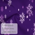 thumbnail image 5 of Disketp Crystal Purple Snowflake Pillowcase, Queen Size Pillow Cases for Bedroom,Office,Sofa, Pillow Cover with Envelope Closure - 20x36in, 5 of 7