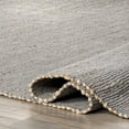 thumbnail image 5 of nuLOOM Elfriede Farmhouse Jute Blend Area Rug, 11' 6" x 14' 6", Elfriede Grey, 5 of 9
