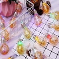 thumbnail image 3 of LINLIN Bulb String Lights, 20 LEDs Clear Bulb Lights Battery Operated Hanging Lights,LED Edison Bulb Fairy Lights Patio,Café Bars,Garden Bedroom Wedding Party Indoor Outdoor Decor, 3 of 8