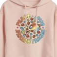 thumbnail image 3 of SpongeBob SquarePants - Peace Love Krabby Patties - Juniors Cropped Pullover Hoodie, 3 of 6