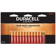 Duracell Quantum Alkaline AAA Batteries with PowerCheck, 12 Pack