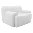 thumbnail image 4 of Leumius Oversized Accent Chair,Chenille Fabric Armchair,Comfy Upholstered Single Sofa Chair for Living Room, Bedroom,No Assembly Required,Beige, 4 of 10