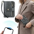 thumbnail image 1 of Womens Wallet Small Leather Blocking Tri Fold Large Capacity Compact Card Holder with Zipper Pocket 2 Id Window Easy to Use Durable Material Multi Purpose Use Stationery Supplies Portable and Compact, 1 of 9