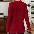 thumbnail image 2 of yillto Womens Plus Size Cardigan Jacket Open Front Casual Dressy Blazer Ladies Work Office Coat S-5XL, 2 of 6