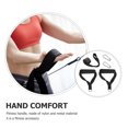 Masteelf 1 Set Of Ergonomic Cable Handles Portable Resistance Band Handles Exercising Workout 1776