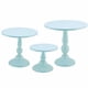 thumbnail image 1 of Juego de 3 soportes para tartas, soporte redondo de metal para tartas de postre, pizza de 8 pulgadas, 10 pulgadas, 12 pulgadas, bandeja para servir de Halloween para, 1 of 7