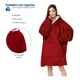 thumbnail image 2 of Sudadera Cobija Hoodie Mujer Hombre Con Capucha Suave, 2 of 7