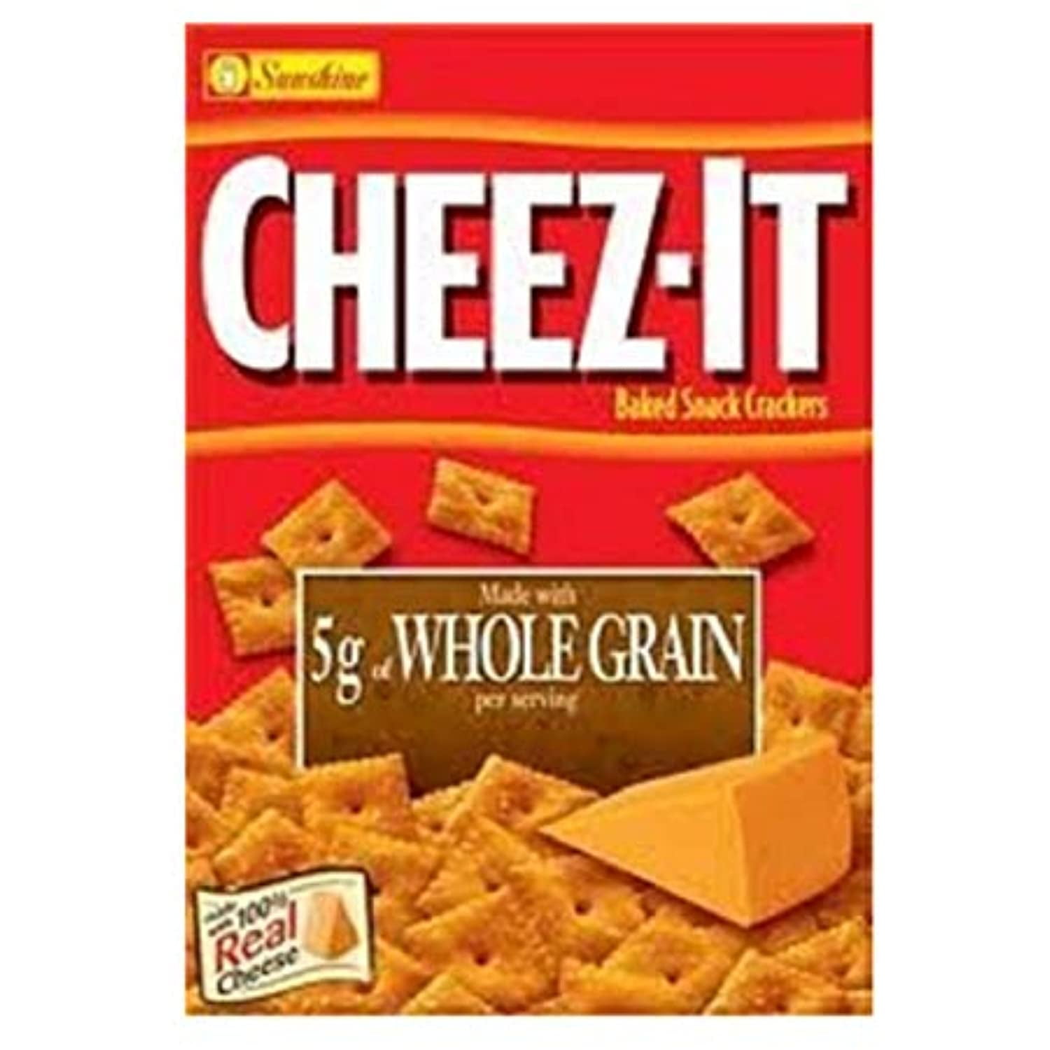 Buy Sunshine Cheez-It Whole Grain Baked Snack Crackers 12.4 Oz. Box ...