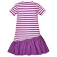 thumbnail image 2 of Girls Dress 2 Piece Egg Hunting Bag Purple Easter Bunny Striped 3 Years, 2 of 8