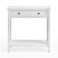 Alaterre Coventry 32" Wood Console Table with Drawer and Shelf