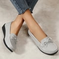 thumbnail image 2 of CHICVOMEY Cute Bow Flats for Women Loafers Business Casual Loafers Shoes with Arch Support Penny Loafers Slip On Dressy Shoes Comfort Flats for Walking&Work, 2 of 7